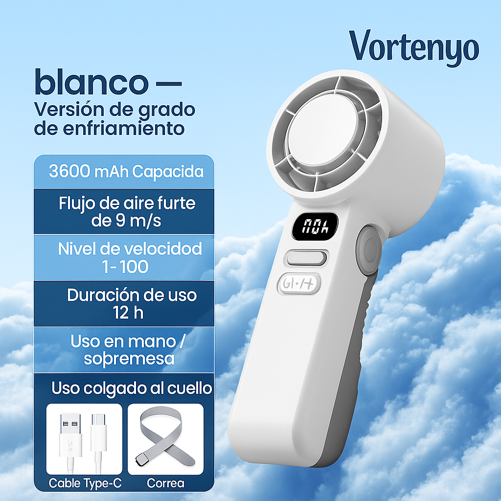 Vortenyo Mini Ventilador