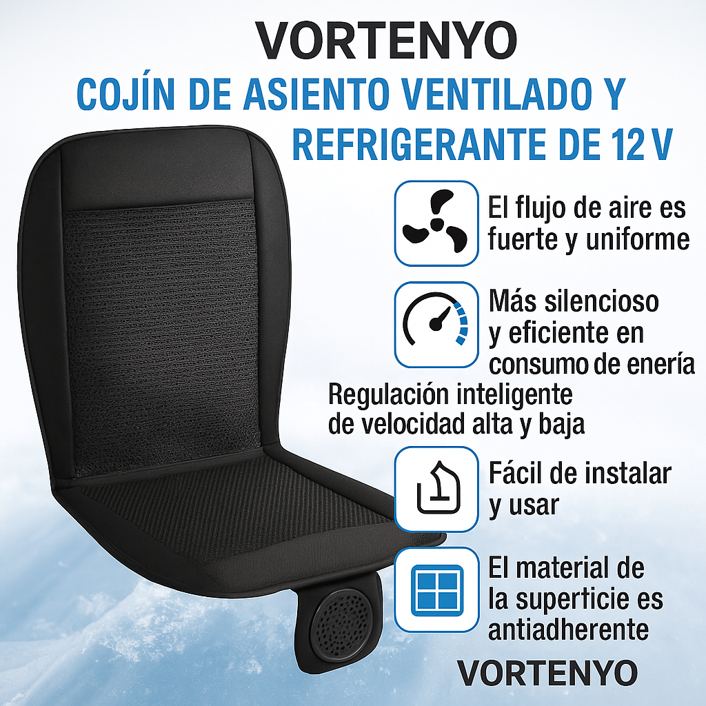 Vortenyo - Cojín refrigerante para coche