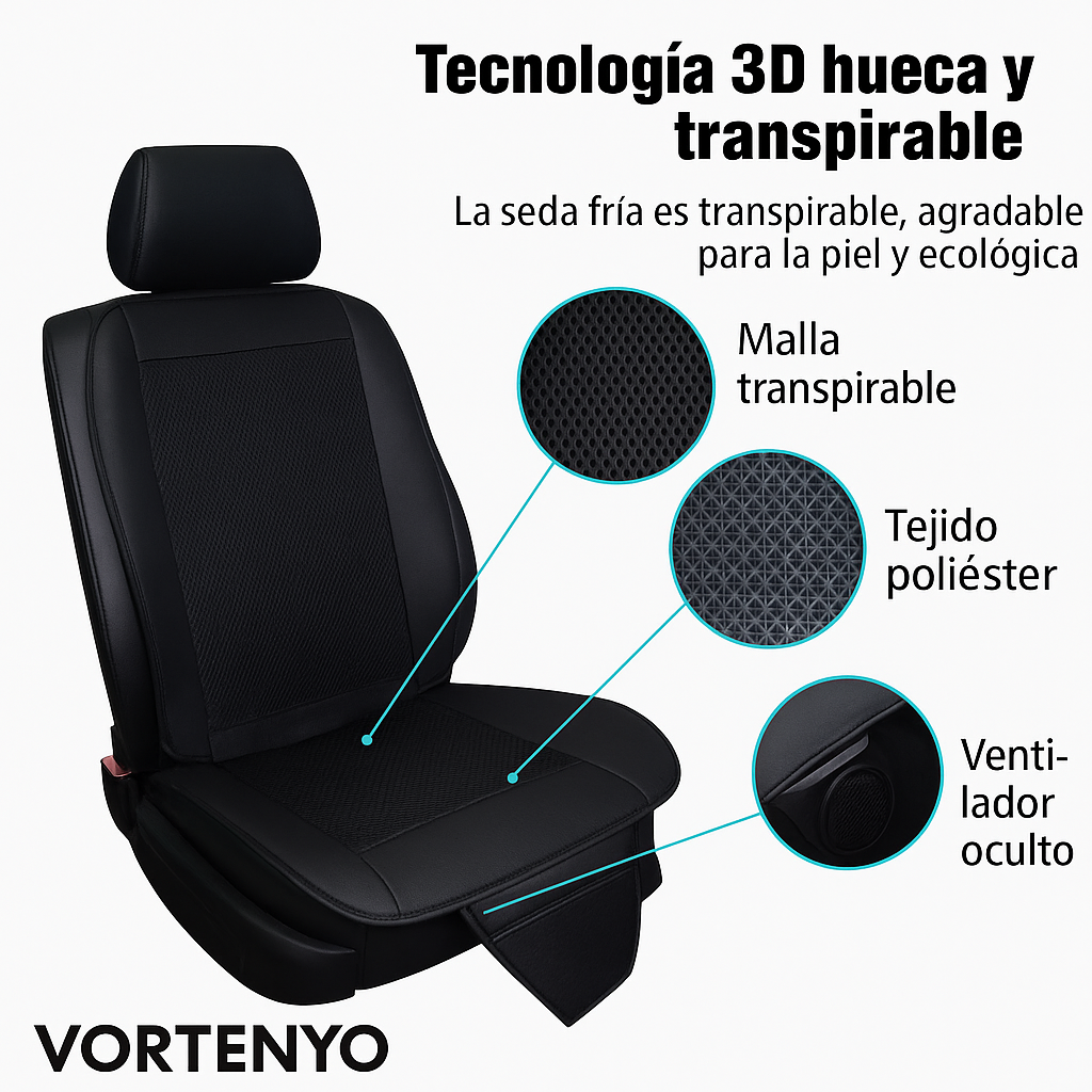 Vortenyo - Cojín refrigerante para coche