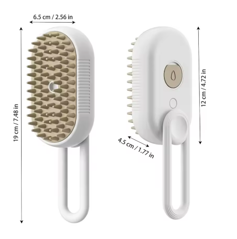 Dampfbürste für Tierhaare