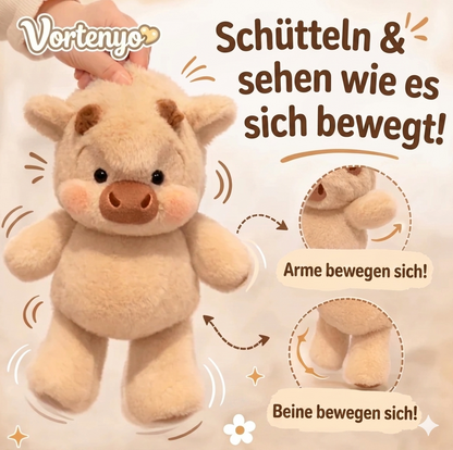Vortenyo laufendes Highland-Cow Plüschtier