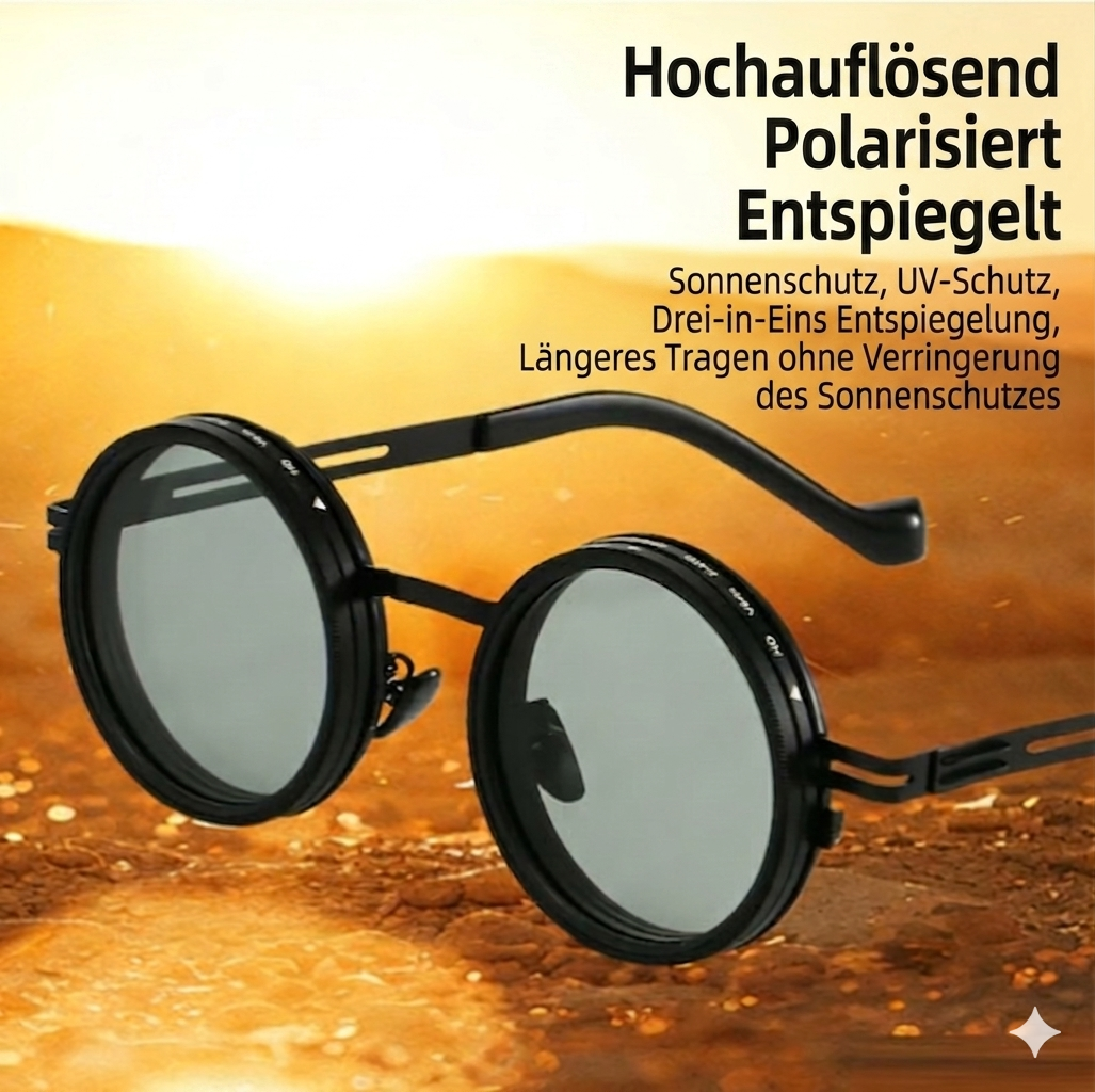 Verstellbare polarisierte Sonnenbrille