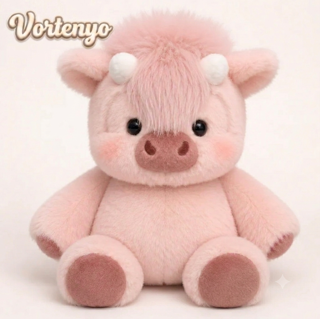 VORTENYO Highland Cow Plushie